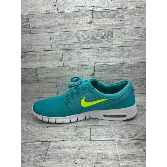 Nike SB Stefan Janoski Max Hyper Jade Volt Mens 11 Skate Shoes 631303-330 - Picture 6 of 15